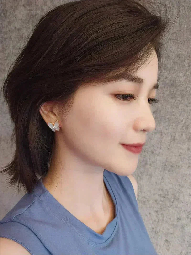 [⭐Renara]BUTTERFLY MOP DIAMOND EARRINGS