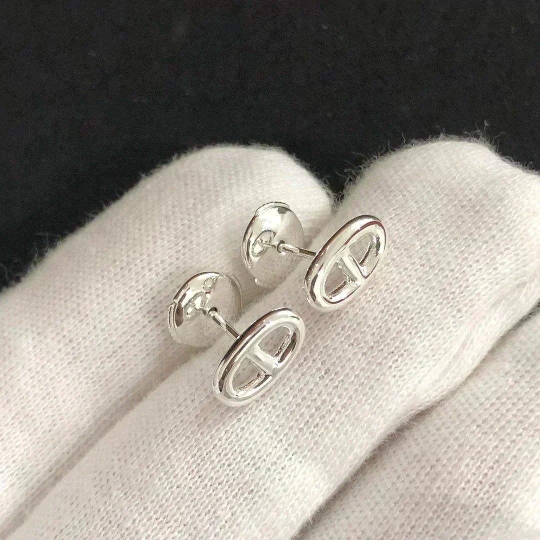 [⭐Renara]CHAINE SMALL EARRINGS GOLD AND SILVER