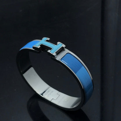 [⭐Renara]H BRACELET BLUE RAINBOW CERAMIC