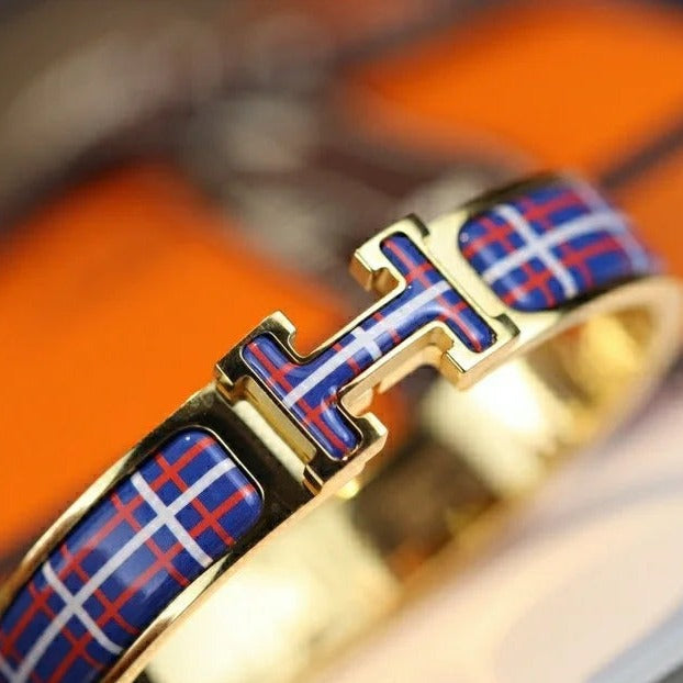 [⭐Renara]H TARTAN BRACELET 12MM