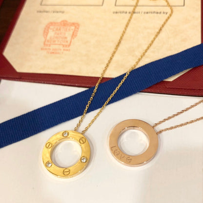 [⭐Renara]LOVE NECKLACE 16MM 3 DIAMONDS