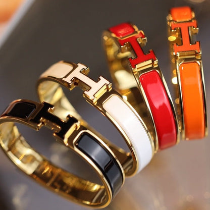 [⭐Renara]H BRACELET 12MM GOLD