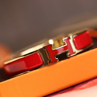 [⭐Renara]H BRACELET 12MM GOLD