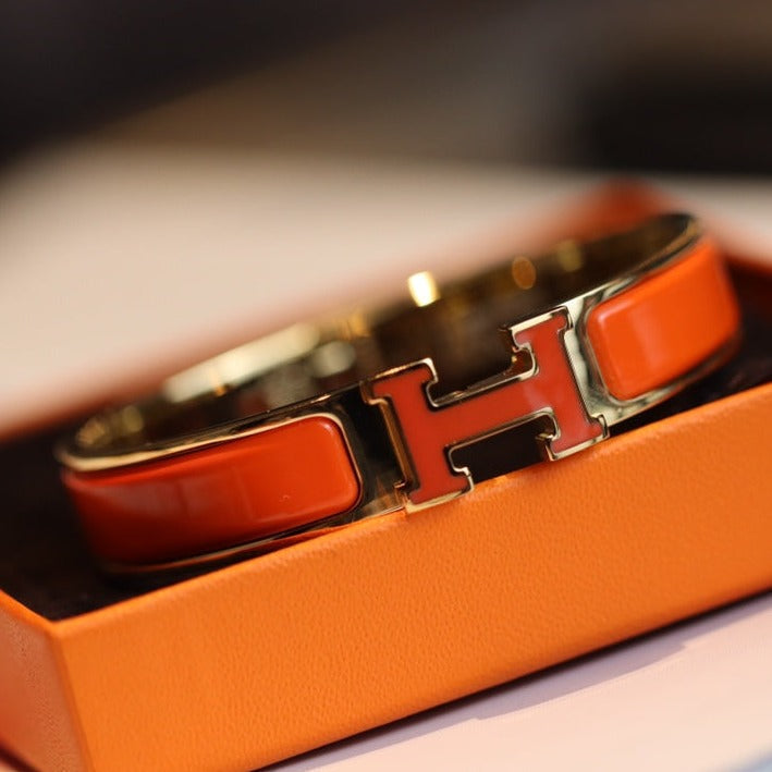 [⭐Renara]H BRACELET 12MM GOLD