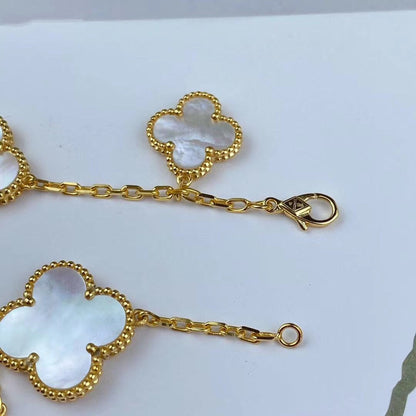 [⭐Renara]MAGIC CLOVER MOP GOLD BRACELET 5 MOTIFS
