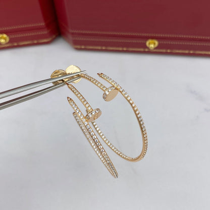 [⭐Renara]JUSTE EARRINGS FULL DIAMONDS 1.8MM