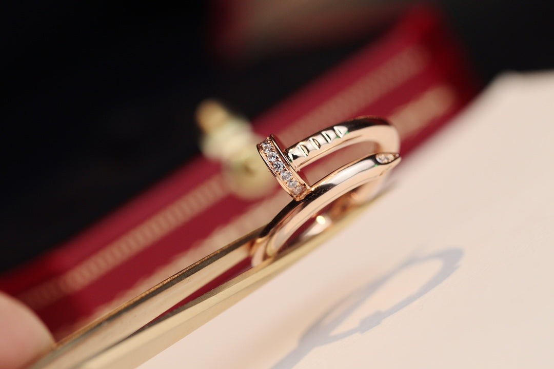 [⭐Renara]JUSTE RING 2.65MM PINK GOLD DIAMOND