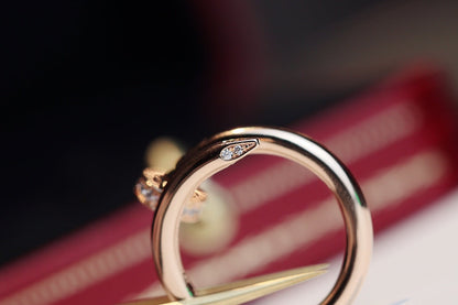 [⭐Renara]JUSTE RING 2.65MM PINK GOLD DIAMOND