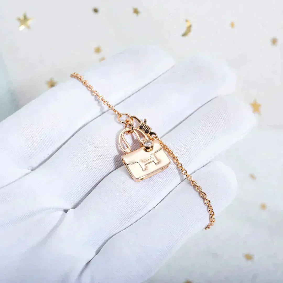 [⭐Renara]AMULETTE PEDANT ROSE GOLD NECKLACE