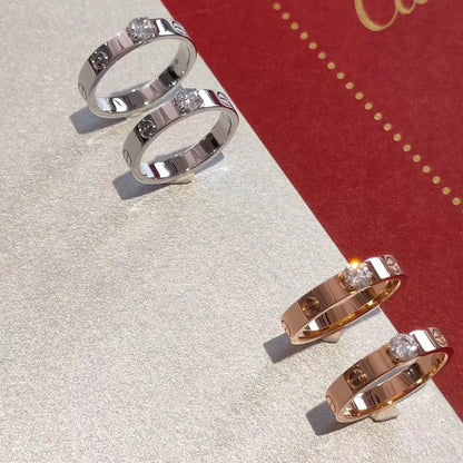 [⭐Renara]LOVE RING 3.6MM 1 BIG DIAMOND