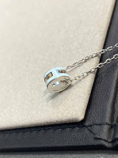 [⭐Renara]POP H LIGHT BLUE NECKLACE