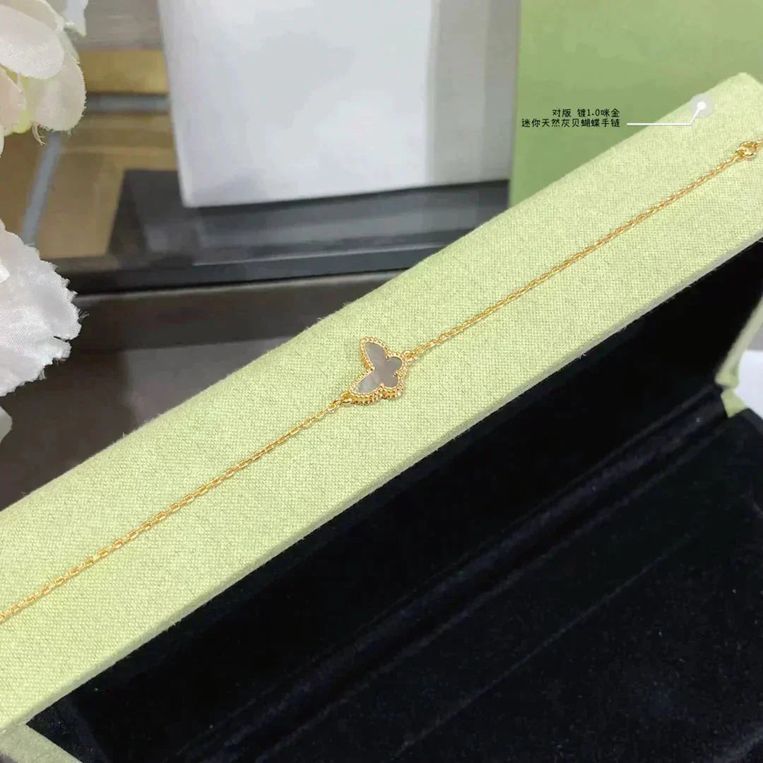 [⭐Renara]BUTTERFLY DARK MOP BUTTERFLY BRACELET