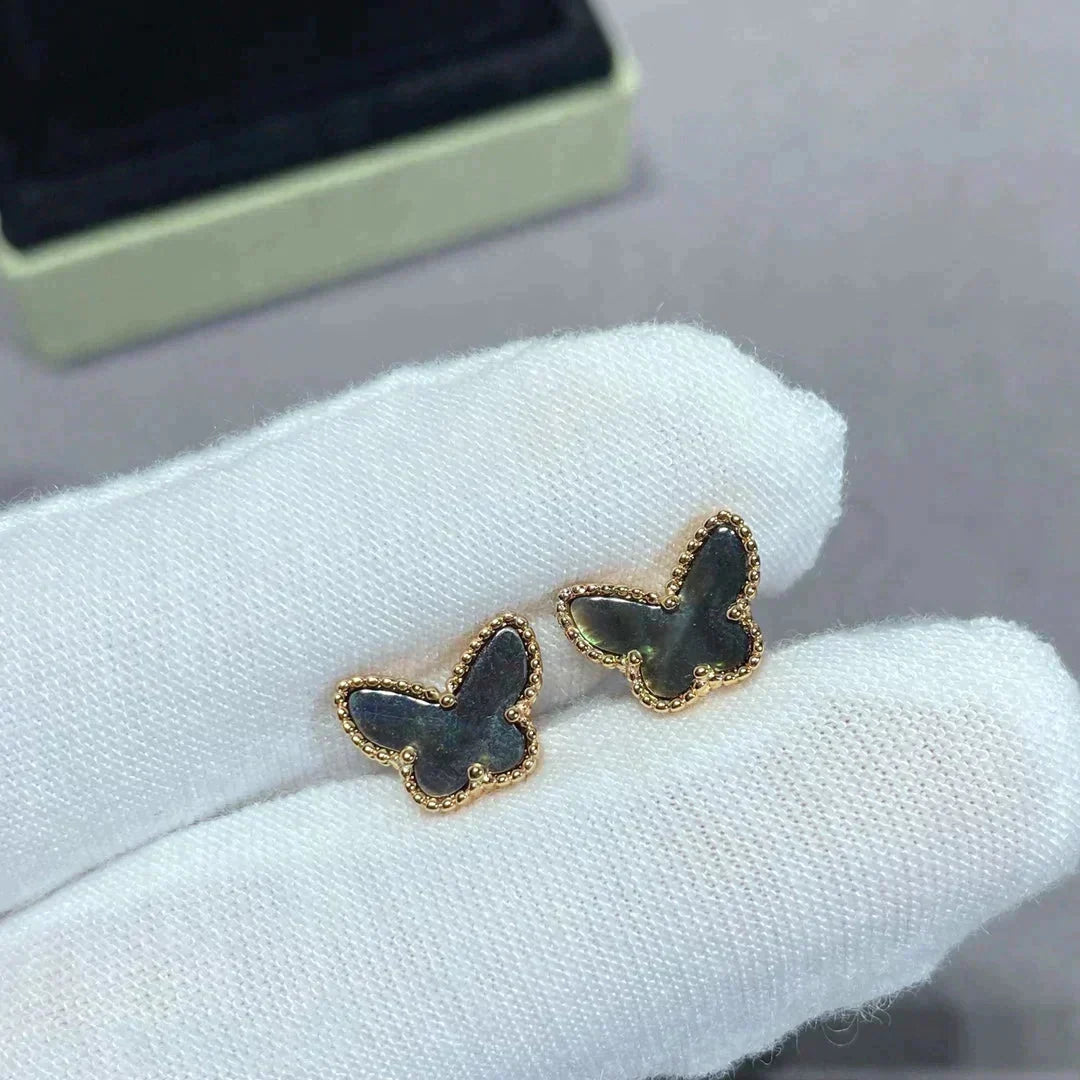 [⭐Renara]BUTTERFLY DARK MOP  EARRINGS