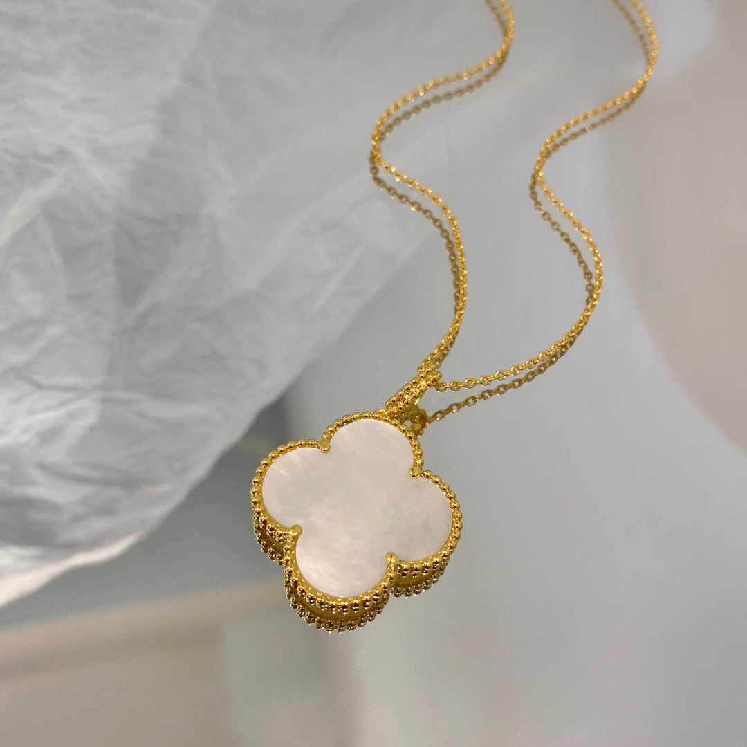 [⭐Renara]CLOVER 25MM MOP LARGE PENDANT NECKLACE