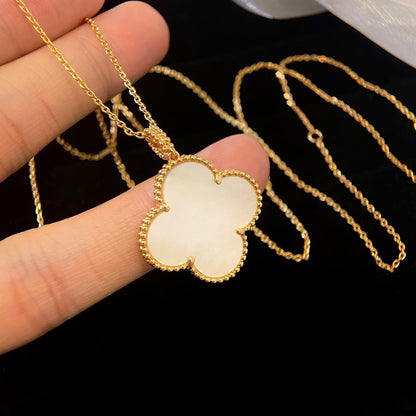 [⭐Renara]CLOVER 25MM MOP LARGE PENDANT NECKLACE