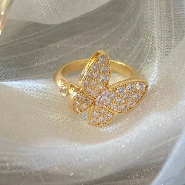 [⭐Renara]BUTTERFLY DIAMOND RING