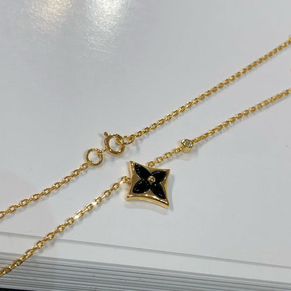 [⭐Renara]STAR BLACK MOP NECKLACE