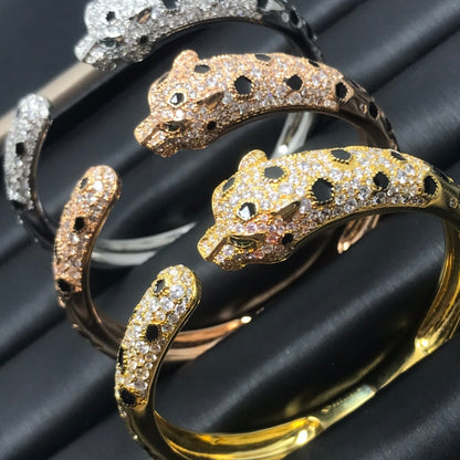 [⭐Renara]PANTHERE BIG BRACELET DIAMONDS