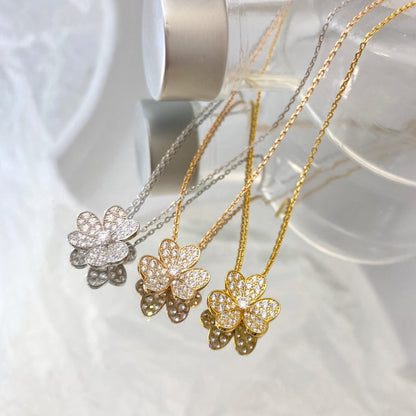 [⭐Renara]FLOWER DIAMOND NECKLACE