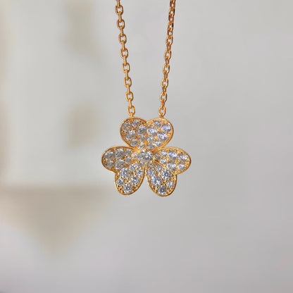 [⭐Renara]FLOWER DIAMOND NECKLACE