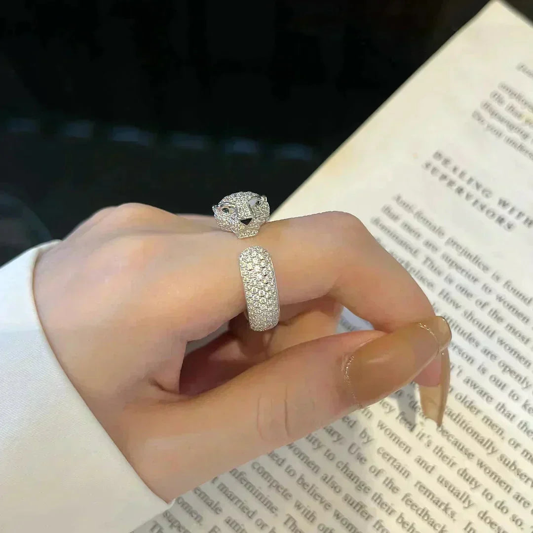 [⭐Renara]PANTHERE 5.5MM ALL DIAMOND RING