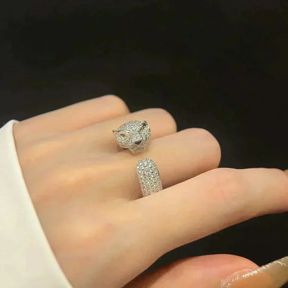 [⭐Renara]PANTHERE 5.5MM ALL DIAMOND RING