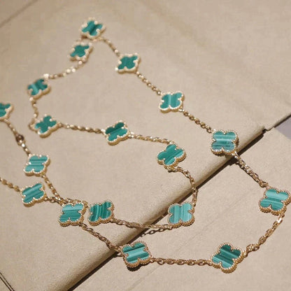 [⭐Renara]CLOVER 20 MOTIFS MALACHITE GOLD