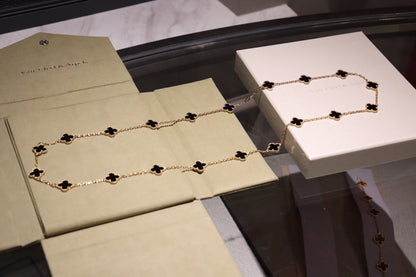 [⭐Renara]CLOVER 20 MOTIFS ONYX ROSE GOLD