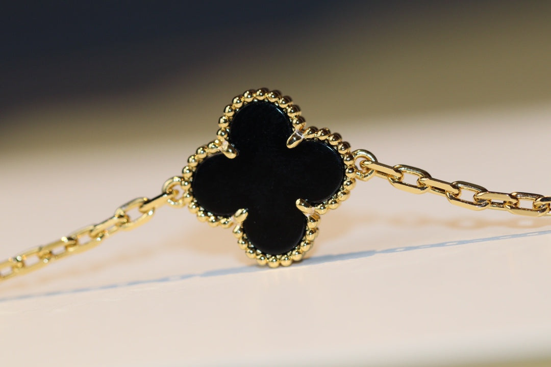 [⭐Renara]CLOVER 20 MOTIFS ONYX ROSE GOLD