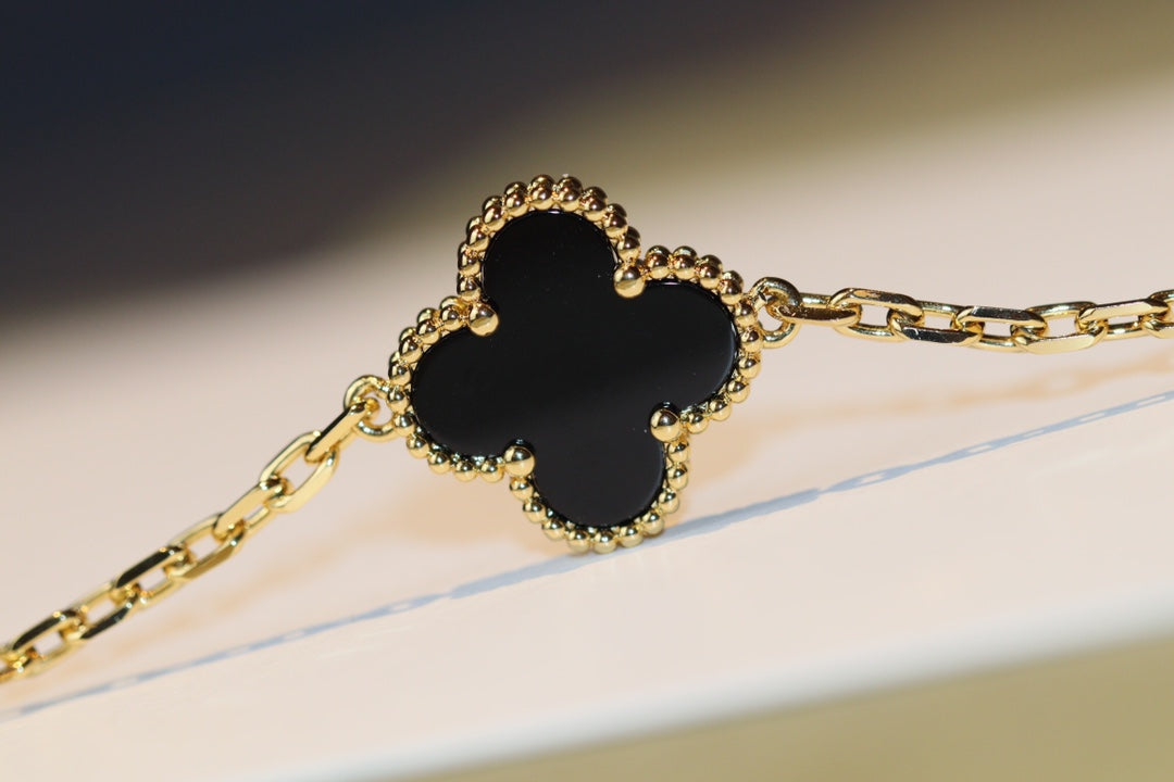 [⭐Renara]CLOVER 20 MOTIFS ONYX ROSE GOLD