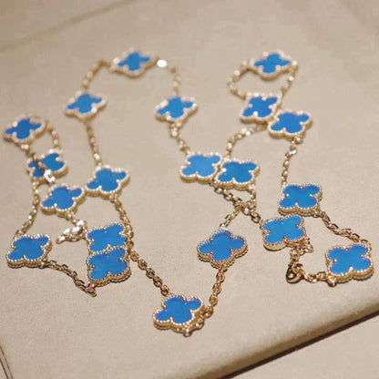 [⭐Renara]CLOVER 20 MOTIFS TURQUOISE GOLD