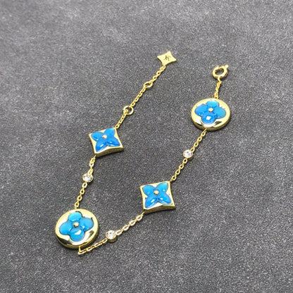 [⭐Renara]STAR AND SUN TURQUOISE 4 MOTIFS 3 DIAMONDS