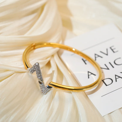 [⭐Renara]VOLTE UPSITE DOWN GOLD DIAMOND BRACELET