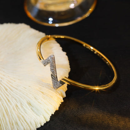 [⭐Renara]VOLTE UPSITE DOWN GOLD DIAMOND BRACELET