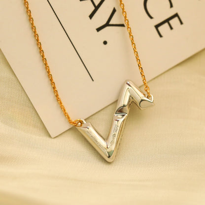 [⭐Renara]VOLT SILVER DIAMOND PEDANT NECKLACE
