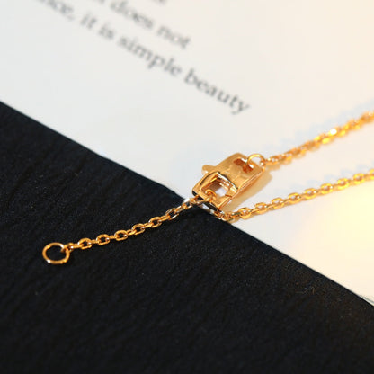 [⭐Renara]STAR AND SUN DIAMOND PINK GOLD NECKLACE