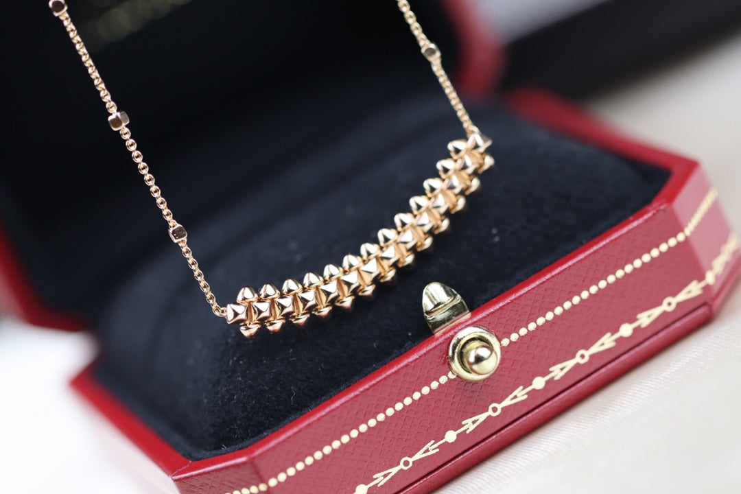 [⭐Renara]CLASH PINK GOLD NECKLACE