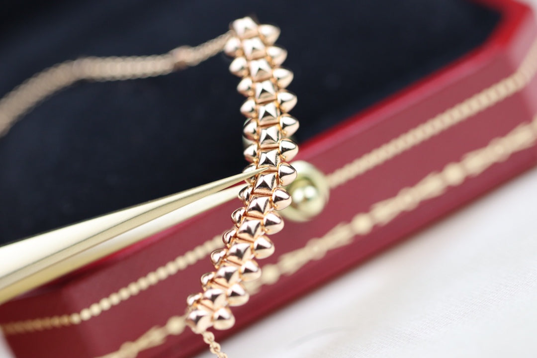 [⭐Renara]CLASH PINK GOLD NECKLACE