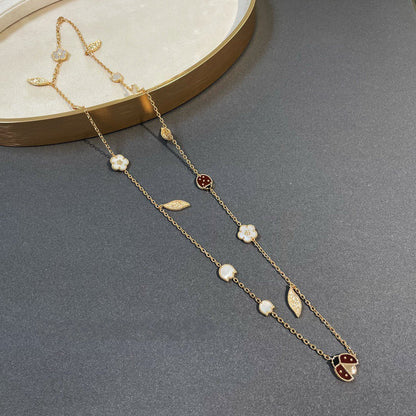 [⭐Renara]LUCKY SPRING 15 MOTIFS GOLD NECKLACE