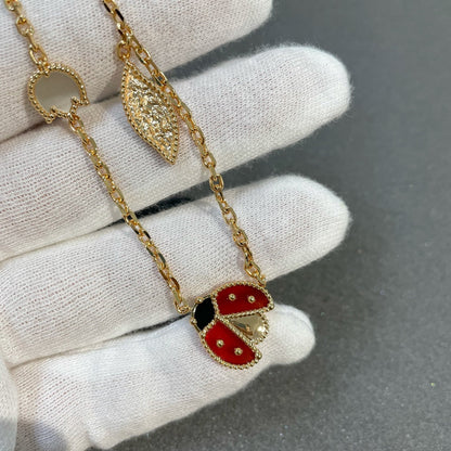 [⭐Renara]LUCKY SPRING 15 MOTIFS GOLD NECKLACE