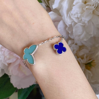 [⭐Renara]LUCKY SPRING SILVER BRACELET 4 MOTIF