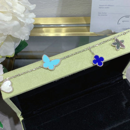 [⭐Renara]LUCKY SPRING SILVER BRACELET 4 MOTIF