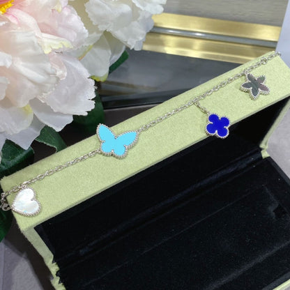 [⭐Renara]LUCKY SPRING SILVER BRACELET 4 MOTIF