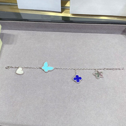 [⭐Renara]LUCKY SPRING SILVER BRACELET 4 MOTIF
