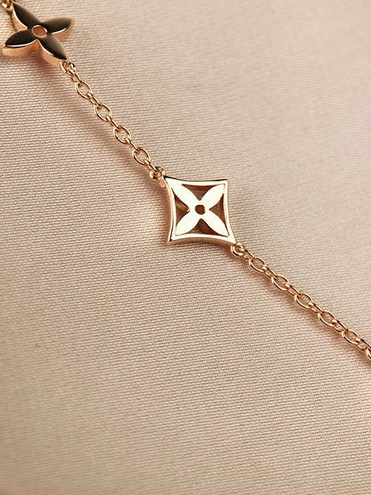 [⭐Renara]STAR AND SUN 7 MOTIFS GOLD BRACELET