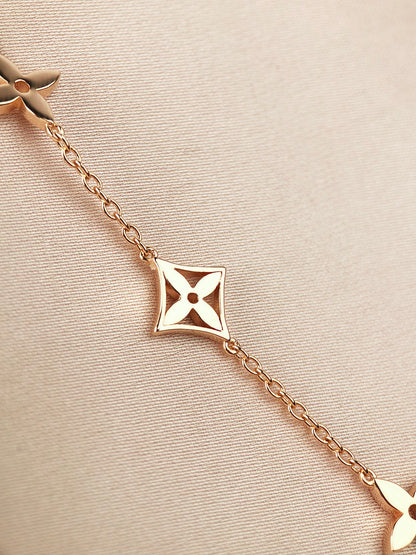 [⭐Renara]STAR AND SUN 7 MOTIFS GOLD BRACELET