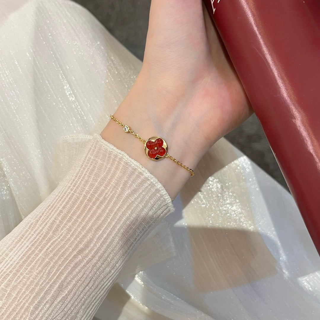 [⭐Renara]SUN PEDANT CARNELIAN BRACELET