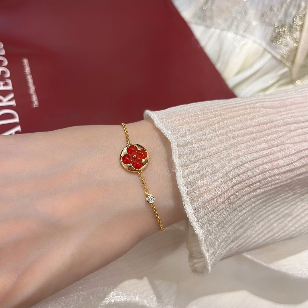 [⭐Renara]SUN PEDANT CARNELIAN BRACELET