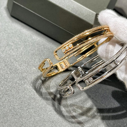 [⭐Renara]MOVE 10TH PAVED DIAMOND BRACELET