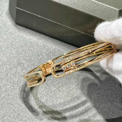 [⭐Renara]MOVE 10TH PAVED DIAMOND BRACELET